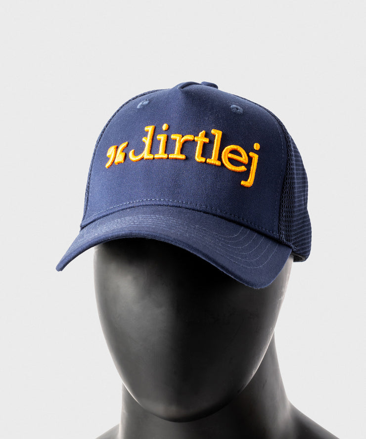 dirtlej trucker cap navy blue