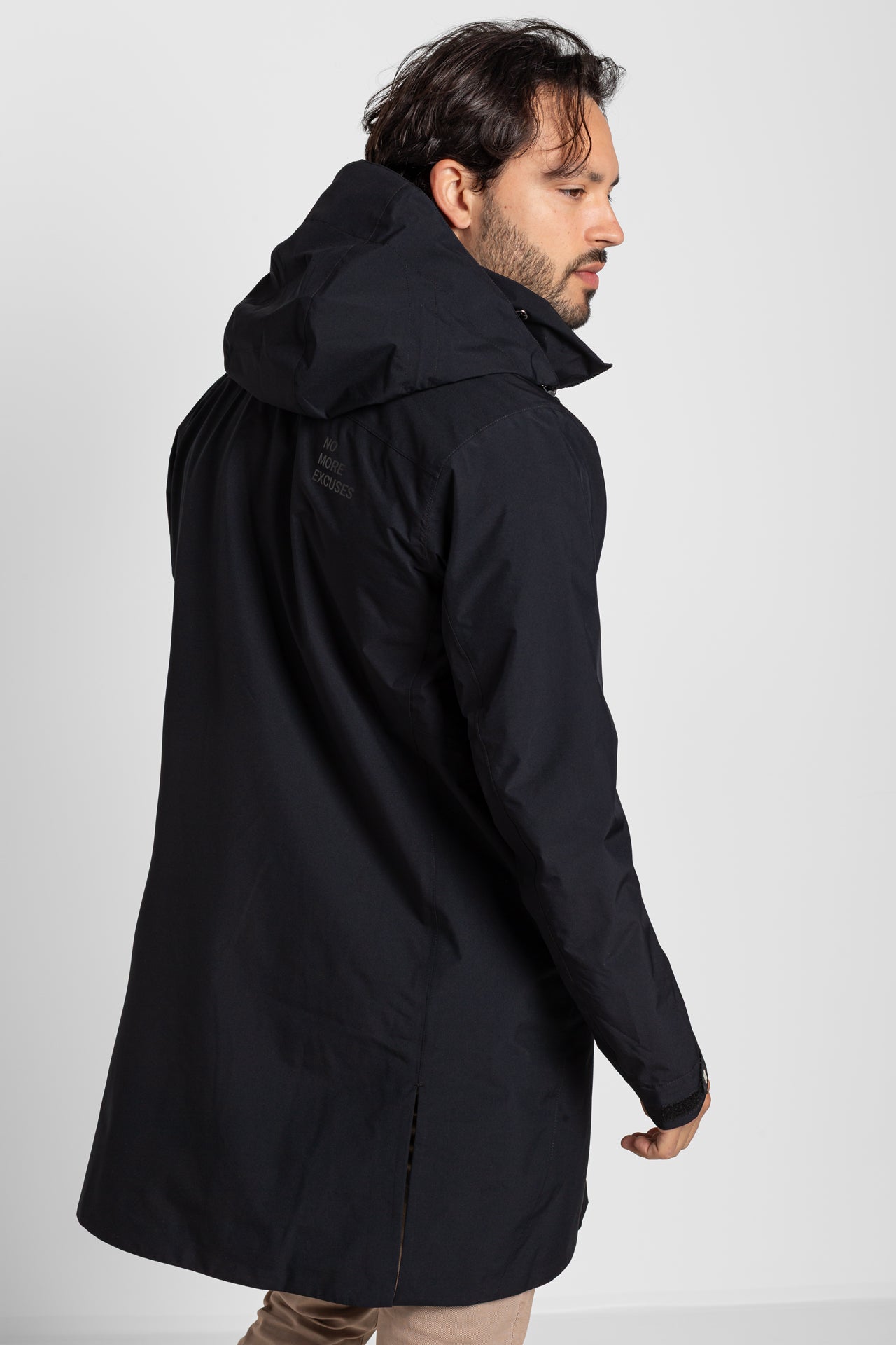 weathershield rain coat black